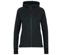 Stoic - Women's MerinoFleece260 FlenSt. Zip Hoody - Merinohoodie, Gr. M, schwarz (BlackMelange/Black)