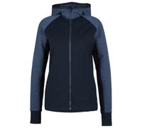 Stoic - Women's MerinoFleece260 FlenSt. Zip Hoody - Merinohoodie, Gr. XL, blau (DarkNavyMelange/DarkNavy)