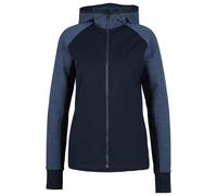 Stoic - Women's MerinoFleece260 FlenSt. Zip Hoody - Merinohoodie, Gr. XS, blau (DarkNavyMelange/DarkNavy)