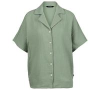 Stoic - Women's MMXX. Loddby Oversized Blouse S/S - Bluse, Gr. M-L, grün (AgaveGreen)