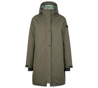 Stoic - Women's Mountainwool MMXX UppsalaSt. Oversized Coat - Mantel, Gr. S, oliv (DarkOlive)