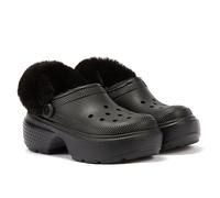 Stomp Lined Pantoletten - Crocs - Thermoplastik - Schwarz 5-6 (UK Shoe)