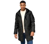 STONE HARBOUR Herren Regenmantel wasserdichter Regen Mantel B742 [B742-Verda-Schwarz-Gr.XL]