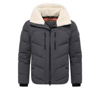Stone Harbour Herren Steppjacke Ansello mit Teddyfleece-Kragen & Fleecefutter S