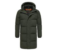 Stone Harbour Herren Steppmantel Hadrieen mit Fleecefutter & Kapuze S