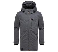 Wintermantel STONE HARBOUR "Fintaan XX", Herren, Gr. L (52), anthrazit, Obermaterial: 60% Polyester, 40% Nylon; Innenfutter: 100% Polyester ; Wattierung: 100% Polyester; Ärmelfutter: 100% Polyester, g