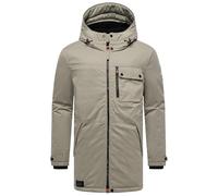 Wintermantel STONE HARBOUR "Fintaan XX", Herren, Gr. L (52), grau, Obermaterial: 60% Polyester, 40% Nylon; Innenfutter: 100% Polyester ; Wattierung: 100% Polyester; Ärmelfutter: 100% Polyester, gerade