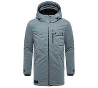 Wintermantel STONE HARBOUR "Fintaan XX", Herren, Gr. L (52), rauchblau, Obermaterial: 60% Polyester, 40% Nylon, Innenfutter: 100% Polyester, Wattierung: 100% Polyester, Ärmelfutter: 100% Polyester, ge