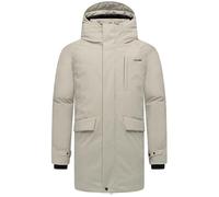 Wintermantel STONE HARBOUR "Emriis XX", Herren, Gr. L (52), silberfarben, Obermaterial: 100% Polyester; Innenfutter: 100% Polyester; Wattierung: 100% Polyester; Ärmelfutter: 100% Polyester, Basic, ger