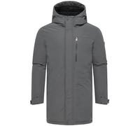 Wintermantel STONE HARBOUR "Phinoo XX", Herren, Gr. M (50), anthrazit, Obermaterial: 100% Polyester; Innenfutter: 100% Polyester; Wattierung: 100% Polyester; Ärmelfutter: 100% Polyester, gerade ca. Mi