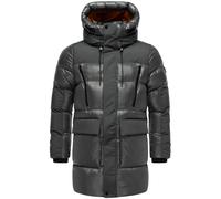 STONE HARBOUR Herren Winter Steppmantel mit Kapuze "Nelioon XX" Anthracite XL