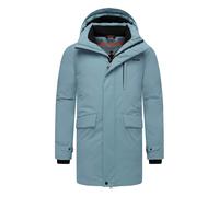Wintermantel STONE HARBOUR "Emriis XX", Herren, Gr. M (50), hellblau, Obermaterial: 100% Polyester; Innenfutter: 100% Polyester; Wattierung: 100% Polyester; Ärmelfutter: 100% Polyester, Basic, gerade