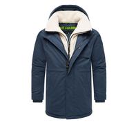 Kurzmantel STONE HARBOUR "Navroos XX", Herren, Gr. L (52), blau (navy), Obermaterial: 45% Polyester, 45% Baumwolle, 10% Nylon. Futter: 100% Polyester. Wattierung: 100% Polyester. Ärmelfutter: 100% Pol