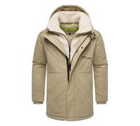 Kurzmantel STONE HARBOUR "Navroos XX", Herren, Gr. M (50), beige (sand), Obermaterial: 45% Polyester, 45% Baumwolle, 10% Nylon. Futter: 100% Polyester. Wattierung: 100% Polyester. Ärmelfutter: 100% Po