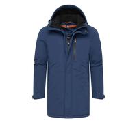 Wintermantel STONE HARBOUR "Phinoo XX", Herren, Gr. L (52), navy, Obermaterial: 100% Polyester; Innenfutter: 100% Polyester; Wattierung: 100% Polyester; Ärmelfutter: 100% Polyester, gerade ca. Mitte O