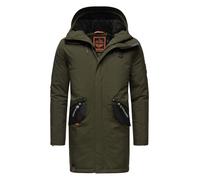 Stone Harbour Herren Winterjacke Ragaan mit Teddyfell & Kapuze 2XL