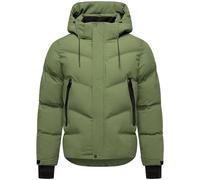 STONE HARBOUR Herren Winterjacke warme Steppjacke mit (abnehmbarer) Kapuze Livianoo XX Pine Olive Gr. L