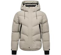 STONE HARBOUR Herren Winterjacke warme Steppjacke mit (abnehmbarer) Kapuze Livianoo XX Silver Grey Gr. L