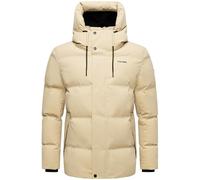 STONE HARBOUR Herren Winterjacke wasserabweisende warme Steppjacke mit magnetischen Knöpfen Taviaan XX Sand Gr. L