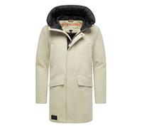 Kurzmantel STONE HARBOUR "Fenroos XX", Herren, Gr. L (52), grau (hellgrau), Obermaterial: 90% Polyacryl, 8% Viskose, 2% Elasthan, Innenfutter: 100% Polyester, Wattierung: 100% Polyester, Ärmelfutter: 