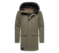 Kurzmantel STONE HARBOUR "Fenroos XX", Herren, Gr. L (52), beige (sandstein), Obermaterial: 90% Polyacryl, 8% Viskose, 2% Elasthan. Innenfutter: 100% Polyester. Wattierung: 100% Polyester. Ärmelfutter