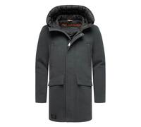 Kurzmantel STONE HARBOUR "Fenroos XX", Herren, Gr. S (48), grau (anthrazit), Obermaterial: 90% Polyacryl, 8% Viskose, 2% Elasthan. Innenfutter: 100% Polyester. Wattierung: 100% Polyester. Ärmelfutter: