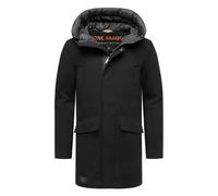 Stone Harbour Herren Wintermantel Fenroos in Wolloptik mit abnehmbarer Kapuze XL