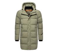 Winter Steppmantel mit abnehmbarer Kapuze "Thadeek XX" Dusty Olive S
