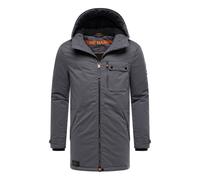 Wintermantel STONE HARBOUR "Fintaan XX", Herren, Gr. L (52), anthrazit, Obermaterial: 60% Polyester, 40% Nylon; Innenfutter: 100% Polyester ; Wattierung: 100% Polyester; Ärmelfutter: 100% Polyester, g