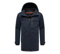 Wintermantel STONE HARBOUR "Fintaan XX", Herren, Gr. L (52), navy, Obermaterial: 60% Polyester, 40% Nylon, Innenfutter: 100% Polyester, Wattierung: 100% Polyester, Ärmelfutter: 100% Polyester, gerade 