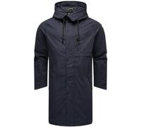 Jerseymantel STONE HARBOUR "Yaroon" Gr. XXXL (58), blau (navy) Herren Mäntel Jacken Cooler Übergangsmantel mit großer Kapuze (40689667-XXXL)