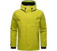 STONE HARBOUR Ultra-leichte Herren Übergangsjacke Fleece gefütterte Regenjacke kurz mit Kapuze Zanjaar S-3XL