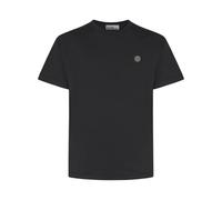 Stone Island - Black Short-Sleeve T-Shirt - Größe M - schwarz