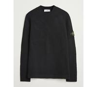 Stone Island Brushed Knitted Wool Crew Neck Black Schwarz M