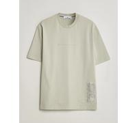 Stone Island Combed Cotton Jersey Printed T-Shirt Pearl Grey Grau M
