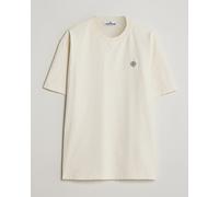 Stone Island Combed Organic Cotton T-Shirt Ivory Beige S