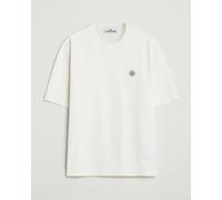 Stone Island Combed Organic Cotton T-Shirt Ivory Weiß S