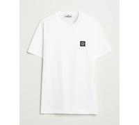 Stone Island Garment Dyed Cotton Jersey T-Shirt White Weiß M