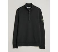 Stone Island Garment Dyed Fleece Half Zip Black Schwarz M