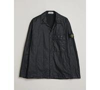 Stone Island Garment Dyed Nylon Zip Overshirt Black Schwarz L