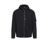 Stone Island Soft Shell Re-Dyed Lined Hood Jacket Black Schwarz M