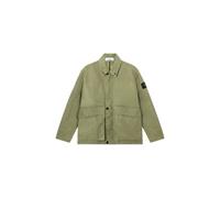 Stone Island Waxed Pigment Cotton Tela Coach Jacket Military Green Grün L