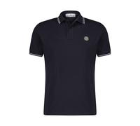 Stone Island Herren Poloshirt mit Bio-Baumwolle, marine, Gr. L
