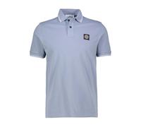 Stone Island Herren Poloshirt mit Bio-Baumwolle, marine, Gr. M