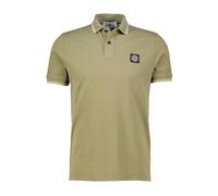 Stone Island Herren Poloshirt mit Bio-Baumwolle, oliv, Gr. L