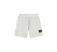 Stone Island Herren Shorts MALFILÉ FLEECE OLD EFFECT, silber, Gr. S