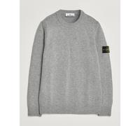 Stone Island Knitted Lambswool Crew Neck Grey Melange Grau S