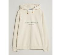 Stone Island Marina Cotton Fleece Hood Ivory Weiß XL
