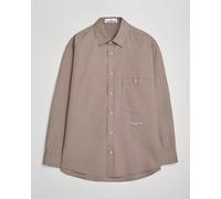 Stone Island Marina Organic Oxford Cotton Shirt Tobacco Braun S