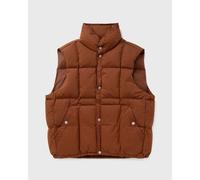 Stone Island Marina Cotton/Nylon Tela Down Vest Tobacco Braun L